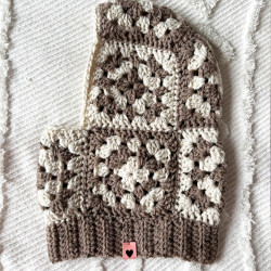Balaclava Hood Beige by Limoncello Design & Handmade