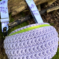 Lilac Lavender Belt Bag from Limoncello Design & Handmade