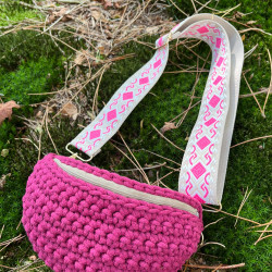 Peony Pink Belt Bag from Limoncello Design & Handmade