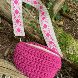 Peony Pink Belt Bag from Limoncello Design & Handmade