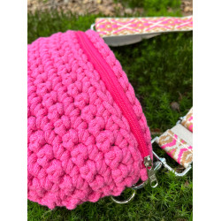 Pink Boho Belt Bag from Limoncello Design & Handmade