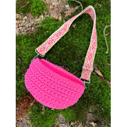 Pink Boho Belt Bag from Limoncello Design & Handmade