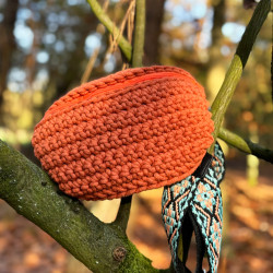 Pumpkin Orange Belt Bag from Limoncello Design & Handmade