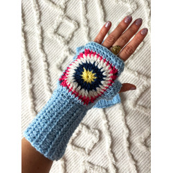 Light Blue Gloves by Limoncello Design & Handmade