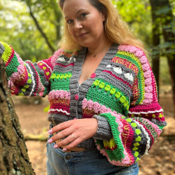 Sweater Green Spring by Limoncello Design & Handmade