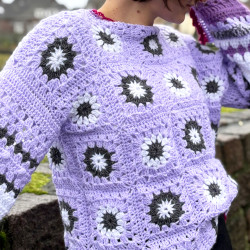 Sweater Lilac Lavender by Limoncello Design & Handmade