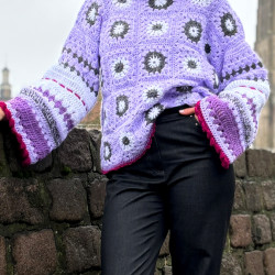 Sweater Lilac Lavender by Limoncello Design & Handmade