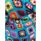 Sweater Long Patchwork Turquoise by Limoncello Design & Handmade Sweater Long Patchwork Turquoise by Limoncello Design & Handmade