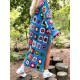 Sweater Long Patchwork Turquoise by Limoncello Design & Handmade Sweater Long Patchwork Turquoise by Limoncello Design & Handmade
