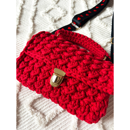 Handbag – Siena Red from Limoncello Design & Handmade Handbag – Siena Red from Limoncello Design & Handmade