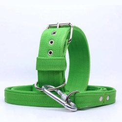 Set: New very strong collar and leash from Woof Craft