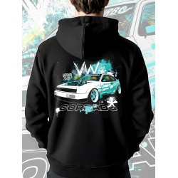 Black hoodie "VW Corrado"  Wroom Shop