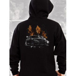 Black hoodie "Gold Forest BMW Style" Wroom Shop