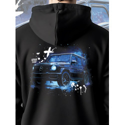 Black hoodie "Mercedes-Benz G-Class"  Wroom Shop