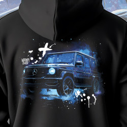 Black hoodie "Mercedes-Benz G-Class"  Wroom Shop