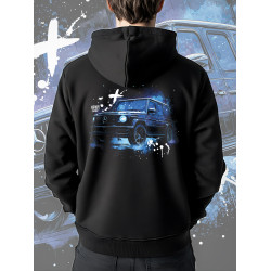 Black hoodie "Mercedes-Benz G-Class"  Wroom Shop