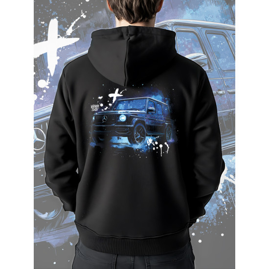 Black hoodie "Mercedes-Benz G-Class"  Wroom Shop
