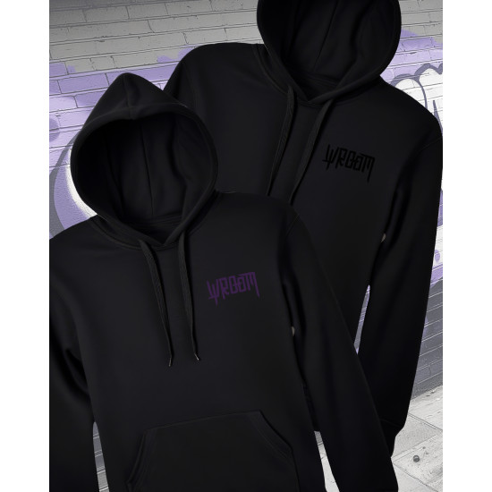 Black hoodie "Tesla Model S"  Wroom Shop