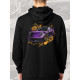 Black hoodie "Purple Ferrari Style" Wroom Shop Black hoodie "Purple Ferrari Style" Wroom Shop