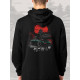Black hoodie "Red Sun Mazda Style" Wroom Shop Black hoodie "Red Sun Mazda Style" Wroom Shop