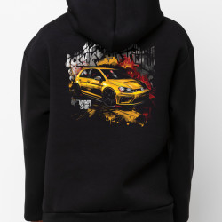 Black hoodie "Street Life Golf Style" Wroom Shop