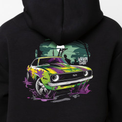 Black hoodie "Toxic Walking Dead"  Wroom Shop