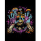 Black T-shirt with a unique "Zombie Driver" graphic from Wroom Shop