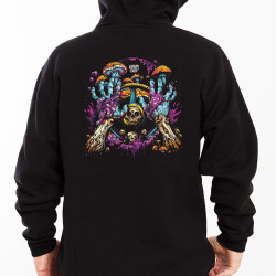 Black hoodie "Toxic Walking Dead"  Wroom Shop