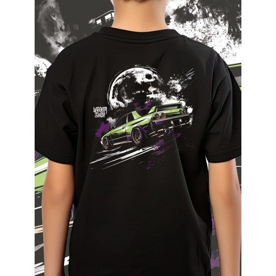 Full Moon Drive Kids T-Shirt | Wroom