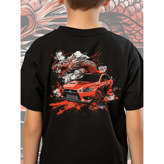 Red Dragon Kids T-Shirt | Wroom