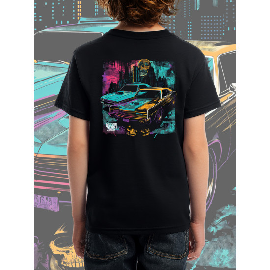 Retro Downtown Kids T-Shirt | Wroom
