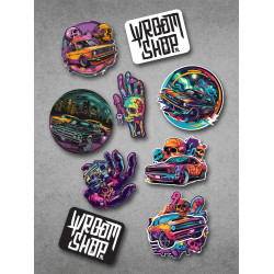Sticker Set "Set 1" from Wroom Shop