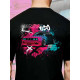 Black T-shirt with a unique "BMW e30" graphic from Wroom Shop